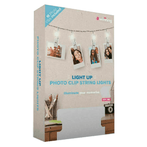 Guirnalda de Luces con Clips para Fotos
