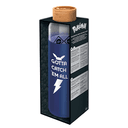 Botella cristal Pokemon funda silicona 585ml