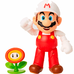 Figura Super Mario Bros: Mario Fuego 10cm