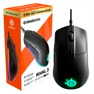 SteelSeries Rival 3 RGB 8500 DPI - Ratón Gaming - Reacondicionado