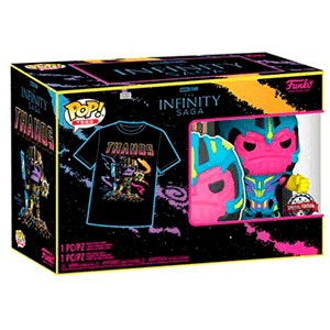 Pack Camiseta y Figura Pop Marvel: Thanos Talla SL