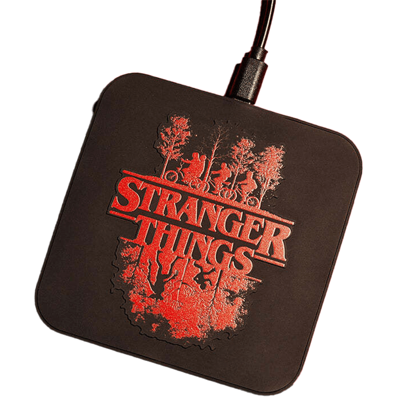 Cargador inalámbrico Stranger Things para dispositivos moviles