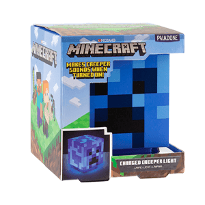 Lámpara Minecraft Creeper Cargado