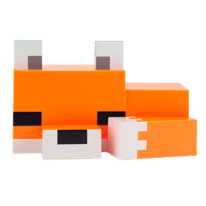Lámpara Minecraft Fox