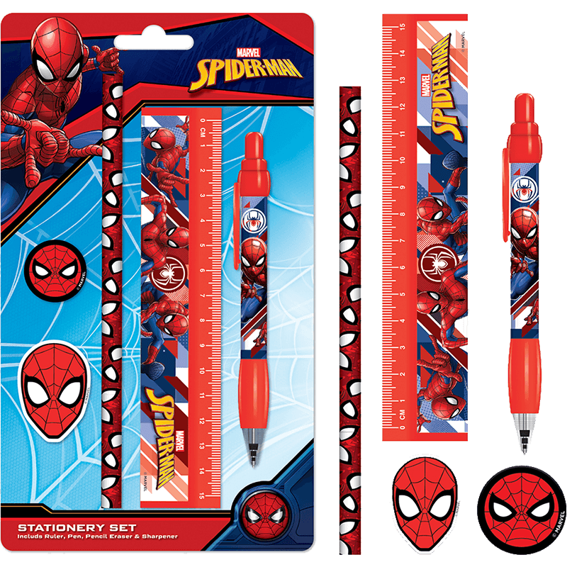 Set Papelería Marvel Spiderman