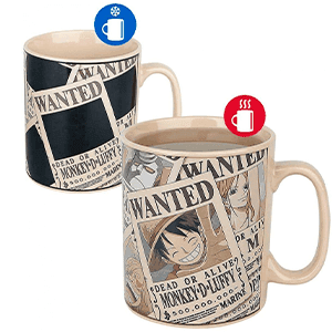Taza One Piece 460ml : Wanted