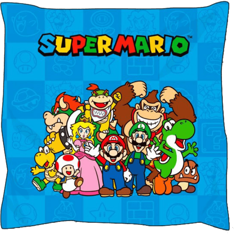 Cojín Super Mario: 40x40cm