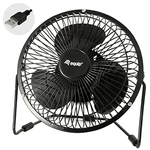 EQUIP Ventilador 6" - USB - Negro - Ventilador USB