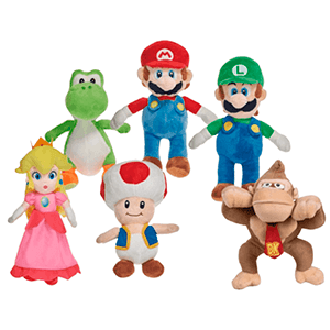 Surtido Peluches Super Mario 22cm