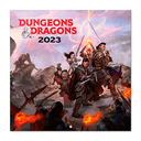 Calendario 2023 Dungeons & Dragons 30x30cm
