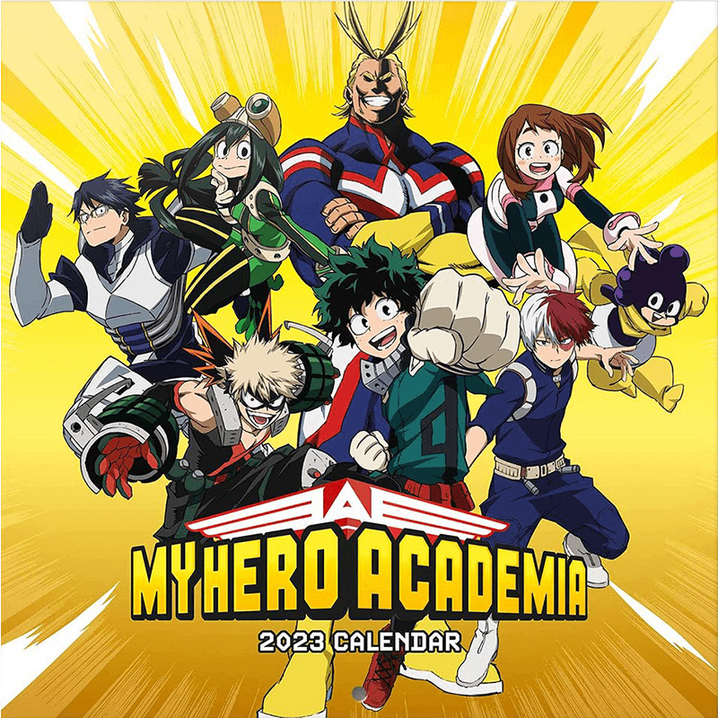 Calendario 2023 My hero Academia 30x30cm