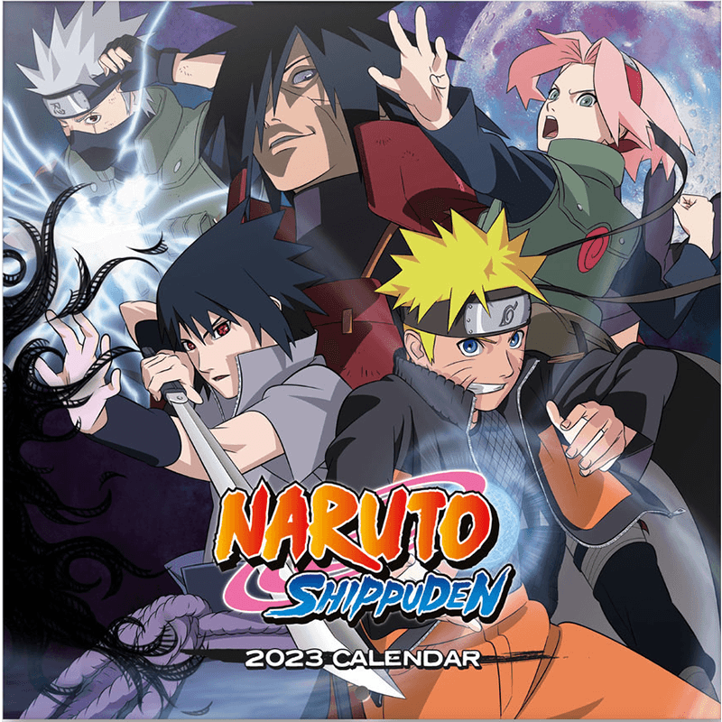 Calendario 2023 Naruto 30x30cm