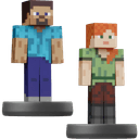 Figura amiibo Smash Steve y Alex