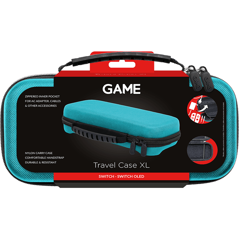 GAME GM175 Bolsa de transporte XL Azul para Nintendo Switch