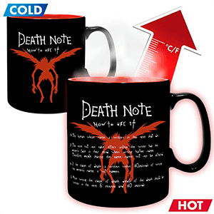 Taza Termosensible Death Nothe: Kira y Ryuk 460ml