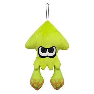 Peluche Splatoon: Squid Nein Yellow 23cm