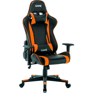 GAME Racing Pro GT320 Negro-Naranja - Silla Gaming