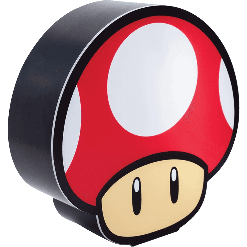 Lámpara Super Mario: Champiñón Rojo