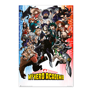 Póster My Hero Academia: Class 1-A & Class 1-B