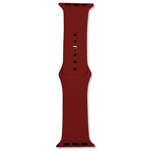 Correa Apple Watch Silicona 42-44mm Rojo Vino