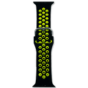 Correa Apple Watch Silicona deportivo 38-40-41 mm Negro-Amarillo