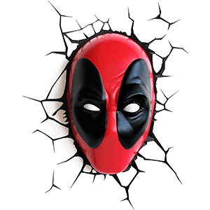 Lámpara 3D de Pared Marvel: Deadpool