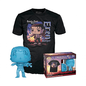 Set Figura POP y Camiseta Attack on Titan: Eren S