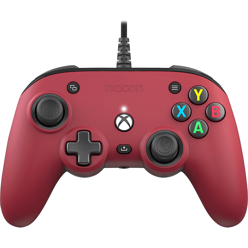 Mando con cable Nacon Pro Compact Rojo