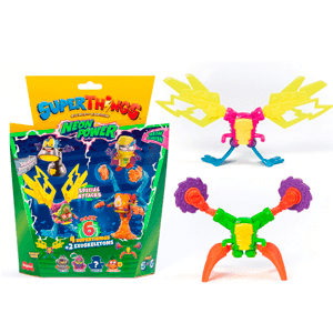 Superthings Neon Power Surtido (4 Superthings & 2 Exoskeletons)