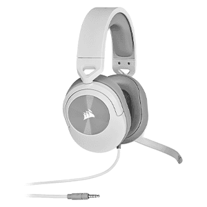 Corsair HS55 Estereo Blanco PC-PS4-PS5-XBOX-NSW-MOVIL - Reacondicionado
