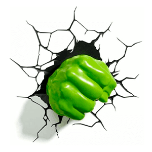 Lámpara 3D de Pared Marvel: Hulk