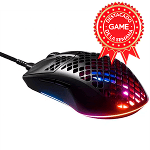 Steelseries Aerox 3 - USB Tipo C - Óptico 8500 DPI - Raton Gaming Ultraligero - Reacondicionado