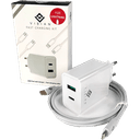 Adaptador Carga rápida 20W Nortess con cable Lightning