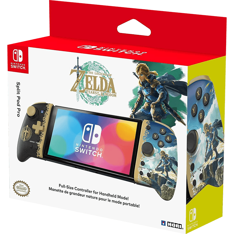 Controller Hori Split Pad Pro Zelda TK -Licencia oficial-