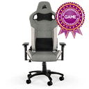 Corsair T3 Rush Fabric - Grey/White - Silla Gaming