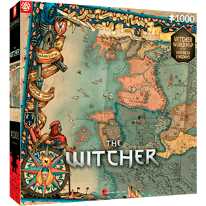 Puzle The Witcher 3: Los Reinos del Norte (1000 p)