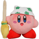 Peluche Kirby Limpiando