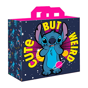 Bolsa Reutilizable Rafia Disney Stitch