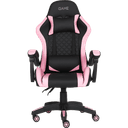 GAME GT1 Silla Gaming Ergonomica 2 cojines Reclinable 135º  Negro-Rosa