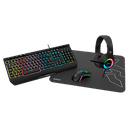 Krom Kenya Teclado + Raton + Alfombrilla + Auriculares RGB 4in1 - Pack Perifericos
