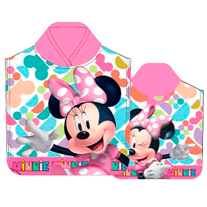 Poncho Disney Minnie Algodón