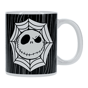 Taza retroiluminada en la oscuridad Pesadilla Antes de Navidad Jack Skelleton de 330 ml