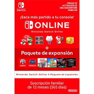 Nintendo Switch Online + Expansion Pack (365 Days Family Membership)