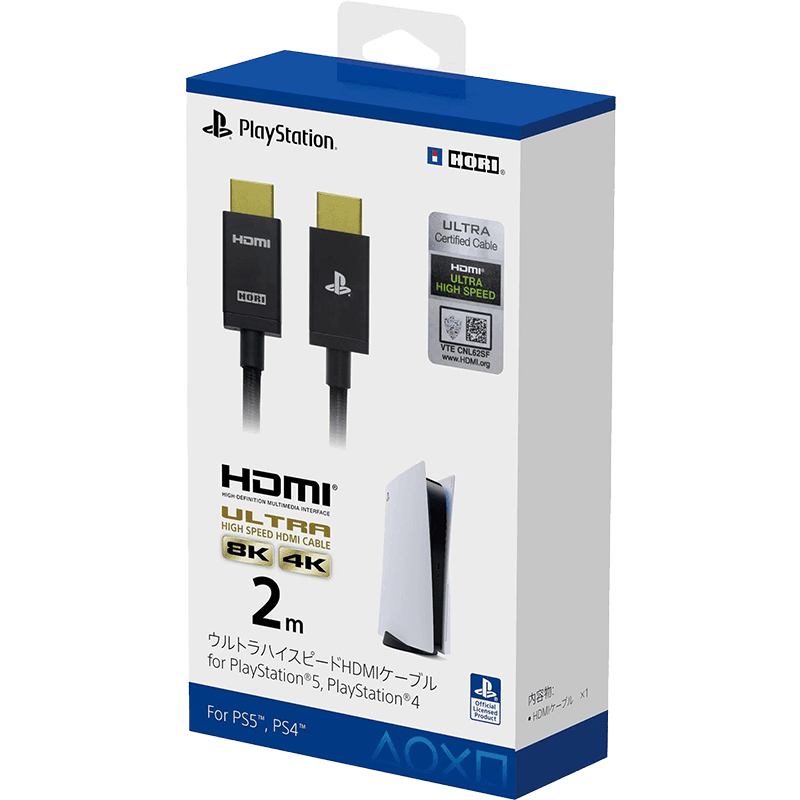 Cable HDMI 2.1 Ultra 8K 2m Hori -Licencia oficial-