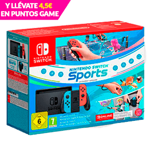 Nintendo Switch Neon + Switch Sports + 3 Meses Switch Online