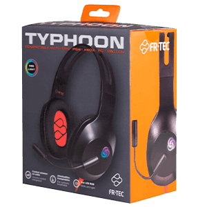 Auriculares FR-Tec Typhoon RGB PC - PS5 - PS4 - XBOX - NSW - Auriculares Gaming