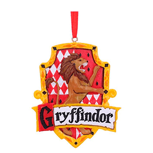 Adorno de Navidad Harry Potter: Escudo Gryffindor
