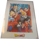 Print Enmarcado 30cmx40cm Dragon Ball Super: Goku y Vegeta Torneo Champa