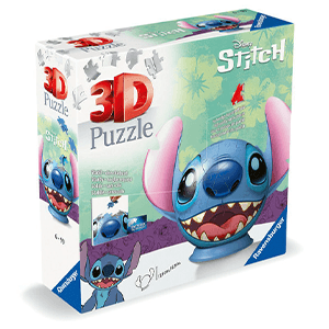 Puzzle Ball 3d 72pz Stitch con Orejas