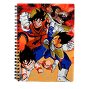 Libreta 3D Dragon Ball Z: Goku vs Vegeta